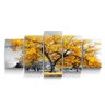 Quadros Decorativos Arvore Vida Amarelo Sala Quarto - 3