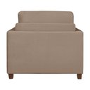 Ver imagem 5 de Sofá Cama Marcelle 1 Lugar 100 Solteiro Veludo Paris Pés de Madeira - Talento Móveis