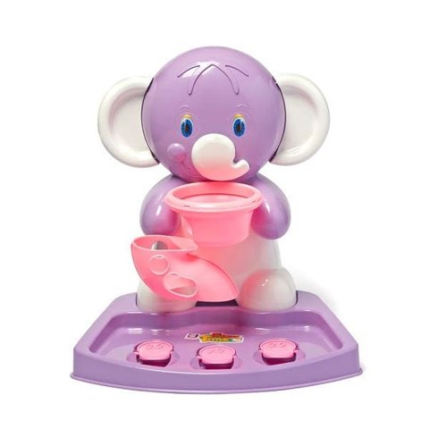 Cestinha de Basquete Infantil Play Time Elefantinho Rosa 2159- Cotiplás