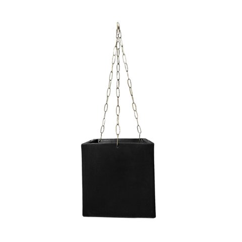 Vaso Planta 20x20 Pendurar Samambaia Trepadeira Polietileno BGPLASTICOS V1020ST PRETO 002