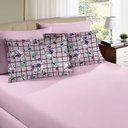 Ver imagem 1 de Jogo de Cama Portallar Casal Malha Disney 3 Pçs Lhama Rosa