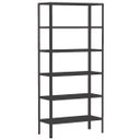 Ver imagem 2 de Estante Aço Dupla 176 Flex Amapa 6 Bandeja 30cm Preto Kit 4