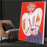 Quadro Decorativo Henri Matisse A  Roumaine:60x40 cm/PRETA - 7