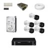 KIT 5 Câmeras Intelbras VHD 1010 B G5 + DVR Intelbras 8 Canais HD + HD (Disco Rígido) + Acessó - 500 - 1