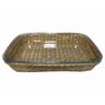 Travessa de Vidro Retangular c/Rattan 2200ml MIMO STYLE - 2