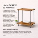Ver imagem 5 de Mesa de Cabeceira Suspensa Marrom Mdf Quarto Mesa de Cabeceira Retro Estilo Industrial Moderna Baixo
