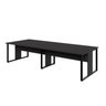 Mesa de Escritório Plataforma 3,0m 4 Pessoas Pre Pés Metal Cor:preto - 6