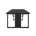 Ver imagem 5 de Mesa de Escritório Plataforma 3,0m 4 Pessoas Pre Pés Metal Cor:preto