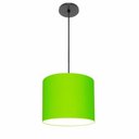 Ver imagem 1 de Lustre Luminária Pendente Vivare Free Lux Pe-4105pr Cúpula em Tecido 20x22cm