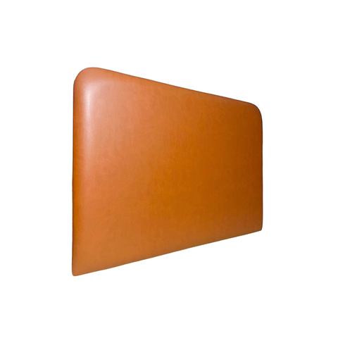 Cabeceira Estofada Casal Orgânica Não É Segredo Courvin Caramelo 140x60