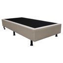 Ver imagem 1 de Base Box para Cama Solteiro 88x188cm Liz S05 Sintético Bege - Mpozenato