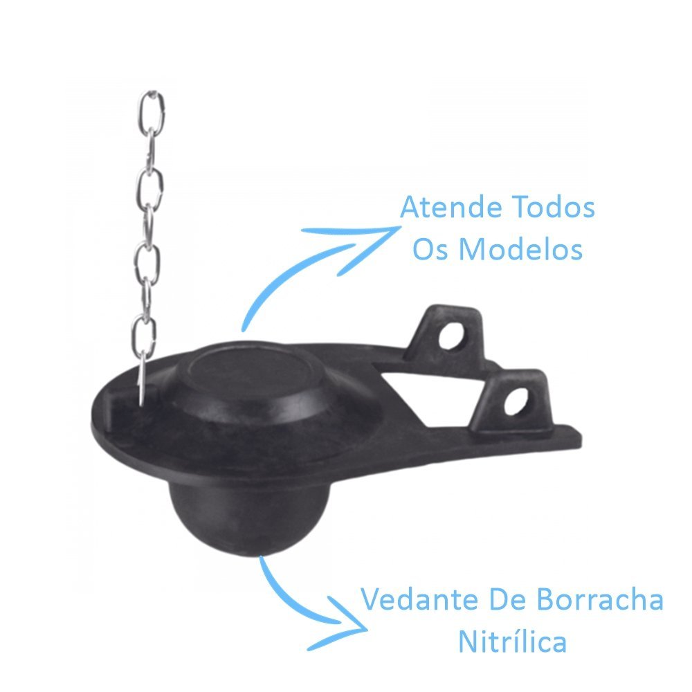 Vedação Borracha Do Mecanismo De Saída Para Caixa Acoplada - 2