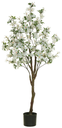 Ver imagem 1 de Planta Árvore Artificial Azaleia Pu C/pote X544 Creme 1,4m