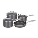Ver imagem 1 de Jogo de Panelas Antiaderente Ceramic Life 4 Peças Unique com Indução Cinza -brinox