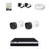 KIT 2 Câmeras Infra 1080p + DVR Intelbras 4 Canais Full HD + Acessórios - 1