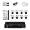 KIT 8 Câmeras Intelbras VHD 3120 D G4 + DVR Intelbras 8 Canais HD + HD (Disco Rígido) + Acessó - 1 T - 1