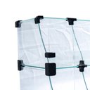 Ver imagem 5 de Baleiro Preto de Vidro Piramide - 0,60 X 0,30 X 0,25m