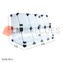 Ver imagem 6 de Baleiro Preto de Vidro Piramide - 0,60 X 0,30 X 0,25m