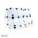 Ver imagem 2 de Baleiro Preto de Vidro Piramide - 0,60 X 0,30 X 0,25m