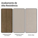 Ver mais imagens de Conjunto Sala de Jantar Magnólia Mesa Tampo de Vidro 4 Cadeiras Rustic/crema/sintético Bege Madesa