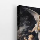 Ver imagem 3 de Quadro Anjo da Guarda Arte Religião Natureza Canvas 120x80cm