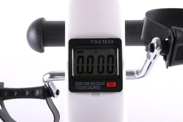 Mini Bicicleta Branca com Monitor Wct Fitness 555555042 - 6