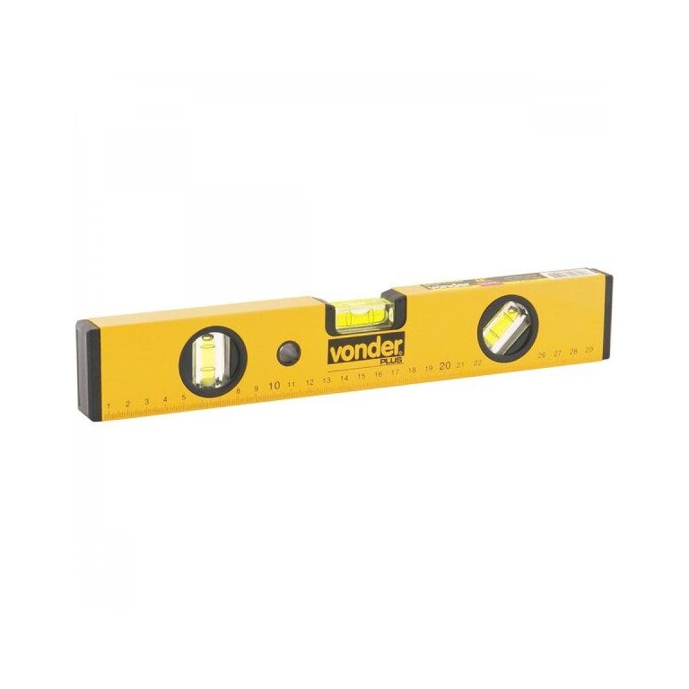 Nível de alumínio 12" com base magnética Vonder PLUS