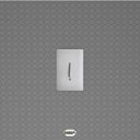 Ver imagem 2 de Pulsador para Minuteria Vertical Cromado com Placa 4x2 Branca - Novara Idn