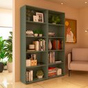 Ver imagem 1 de Estante para Livros Multy 8 Prateleiras Menta - Pnr Móveis