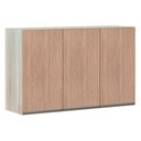 Ver imagem 1 de Armário Para Cozinha 120cm 3 Portas Legno Crema C/Cumaru