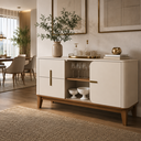 Ver imagem 2 de Buffet Rael 165cm 2 Portas 2 Gavetas Sala de Jantar Henn
