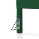 Ver imagem 4 de Cabeceira Cama Box Queen 1,60m Estofada Detalhe em Madeira Java Veludo Verde