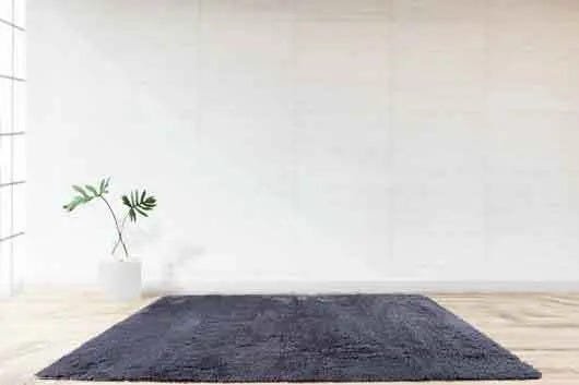 Tapete para Sala 2,00 x 1,50M Felpudo Pelo Alto 4cm Cinza - 2
