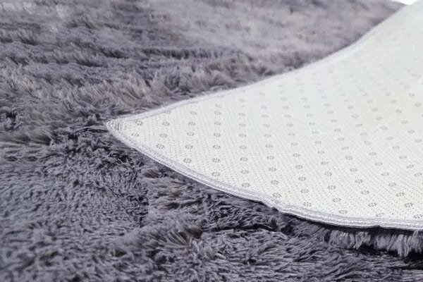 Tapete para Sala 2,00 x 1,50M Felpudo Pelo Alto 4cm Cinza - 5