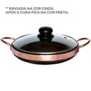 Ver imagem 2 de Frigideira De Pedra Sabão 20 Cm Com Tampa De Vidro