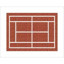 Ver imagem 1 de Tapete Capacho Quadra de Tênis