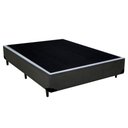 Ver imagem 1 de Cama Box Casal Sintético Sereneprime Cinza 138x188x40