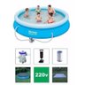 Piscina Bestway 5377 Litros com Bomba Filtrante 220v Bomba Inflar Capa e Forro - 1