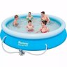 Piscina Bestway 5377 Litros + Bomba Filtro 220v + Bomba de Inflar + Capa + Forro + Kit de Limpeza - 2
