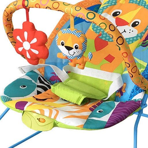 Cadeira de Descanso Vibratória Bebê Musical Lite Baby Style Cor: Safari - 2