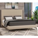 Ver imagem 1 de Cama Japonesa com Cabeceira Almeriaharu King Bouclé Suave Off White - Sallar Home