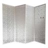 Biombo 4 Folhas 172X180cm Mdf Modelo 22 Branco Vazado - 1