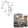 Torneira Goumet Pull Down Monocomando Bancada Cozinha Metal Escovado - 3