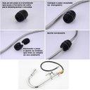 Ver imagem 6 de Torneira Goumet Pull Down Monocomando Bancada Cozinha Metal Escovado