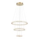 Ver imagem 1 de Lustre Pendente Astraled Slaney Pl-9747 Dourado Led Bivolt Dourado Pl-9747
