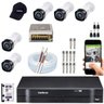 Kit Cftv 5 Câmeras Multi HD Intelbras Casa Loja Comercial - 1