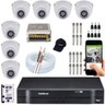 Kit 7 Câmera Segurança Residencial Multi Hd Intelbras Cftv - 1