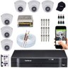 Kit 6 Câmera Segurança Residencial Multi Hd Intelbras Cftv - 1