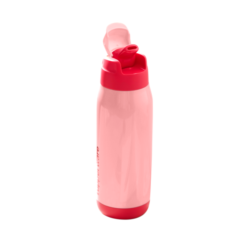 Garrafa Térmica 510ml com Canudo Rosa Tupperware