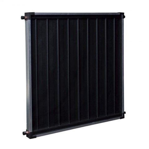 Coletor Solar Vertical 100CMX170CM Titan Ouro Fino Preto